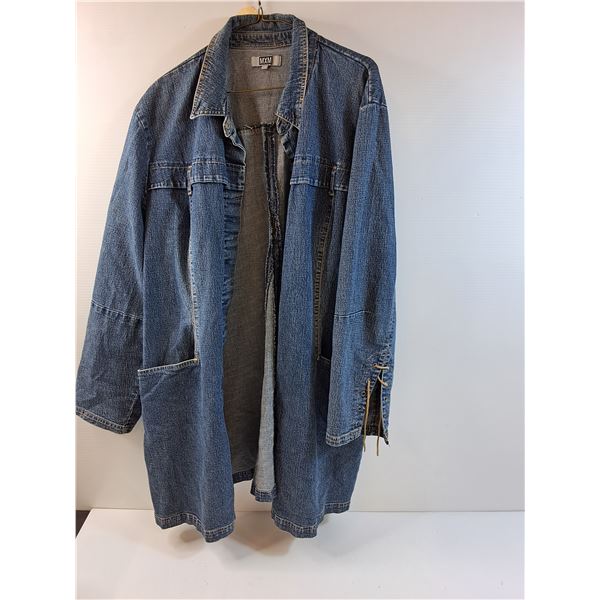 *Ladies 3/4 Length Dress Jean Jacket