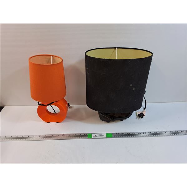 (2)Modern Desk Lamps - TESTED WORKS  -  PICK UP