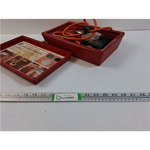 1/4" Drill Kit Electric Corded - WORKS AND TESTED