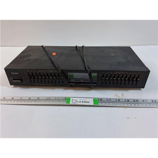 Vintage Teac Audio Equalizer - Powers On