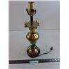 Image 1 : Vintage Brass Table Lamp - Tested