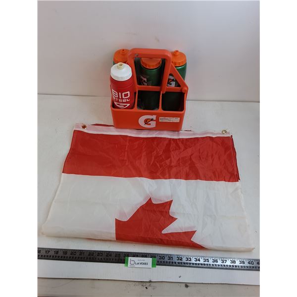 Gatorade Sport Bottle Caddy with 4 Bottles, Canadian Flag 3' x 2'