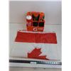 Image 1 : Gatorade Sport Bottle Caddy with 4 Bottles, Canadian Flag 3' x 2'