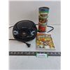 Image 1 : Borne Portable CD Player - Powers On, Vintage Tinkertoy, Wii Monster Buck Video Game