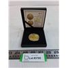Image 1 : Replica $50 Canadian 1oz "Gold" Coin in Case