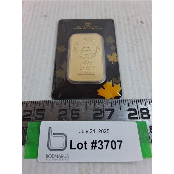 Replica 1oz Canadian Mint "Gold" Bar
