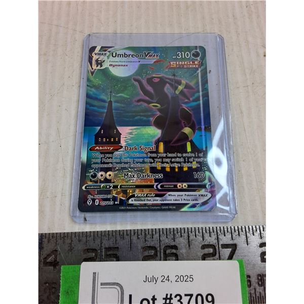 Pokemon "Umbreon VMAX" Card - Authenticity Not Guaranteed