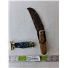 Image 1 : Hunting and Skinning Knives & One Sheath Up to 10" Long