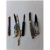 Image 2 : (6) Pocket Knives & Pouch Up to 6" Long