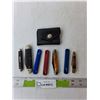 Image 1 : (7) Pocket Knives & Pouch Up to 6" Long