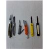 Image 2 : (6) Pocket Knives & Sheath Up to 6" Long