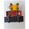 Image 5 : (2) Vintage Model Firetrucks & Trailer- Tonka & Marjorette
