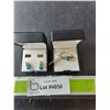 Image 1 : ^Blue Topaz Earrings & Ring- 8