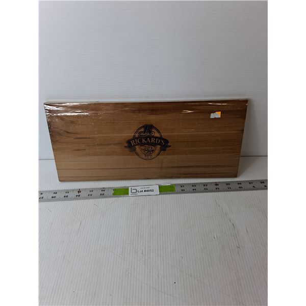 Rickard's Red Barbecue Wood Plank 16" x 7", Sealed