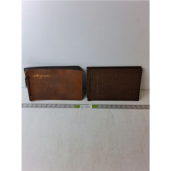 (2) Vintage Scrapbook Photo Albums