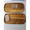 Image 3 : (2) Tweed Charcuterie Boards, (3) Bartending Books, Bartending Tools