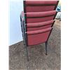 Image 4 : ** (5) Upholstered Stacking Chairs- CANNOT SHIP