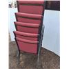 Image 4 : ** (5) Upholstered Stacking Chairs- CANNOT SHIP