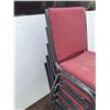 Image 3 : ** (5) Upholstered Stacking Chairs- CANNOT SHIP
