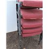 Image 2 : ** (5) Upholstered Stacking Chairs- CANNOT SHIP