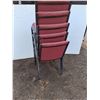 Image 4 : ** (5) Upholstered Stacking Chairs- CANNOT SHIP