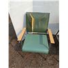 Image 2 : ** (2) Stacking Upholstered Metal Chairs - - CANNOT SHIP