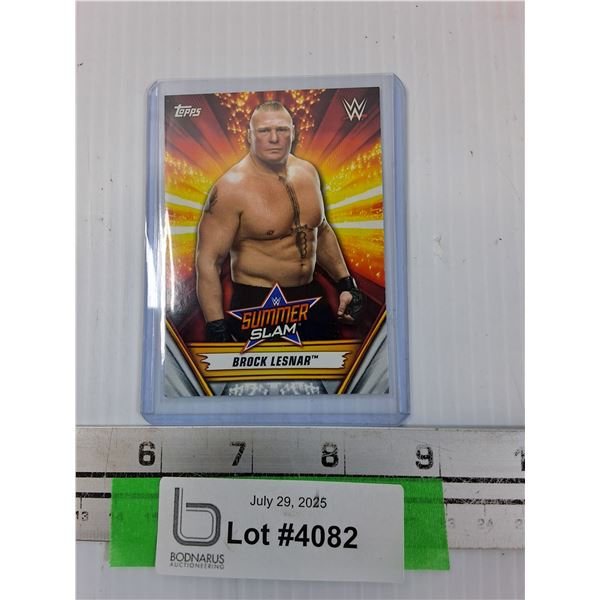 Brock Lesner WWF Topps Rookie Card - 2019 Edition