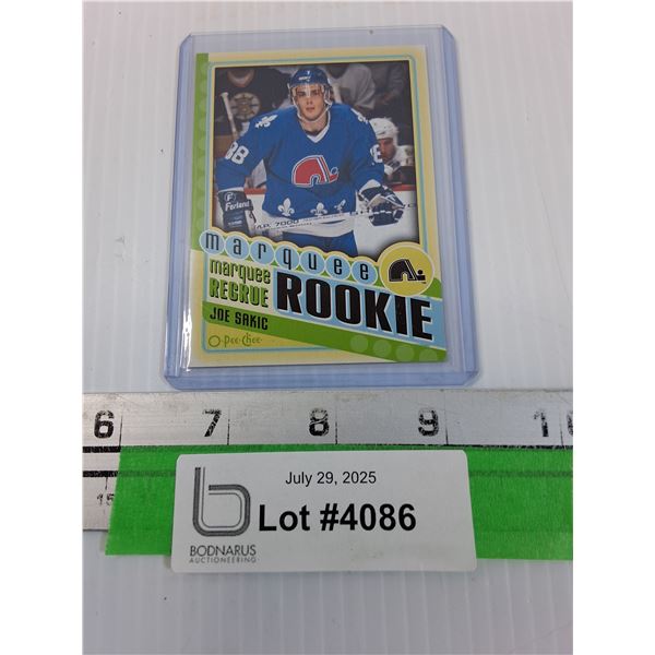 Joe Sakic Marquee Rookie OPC 2012-13 Hockey Trading Card