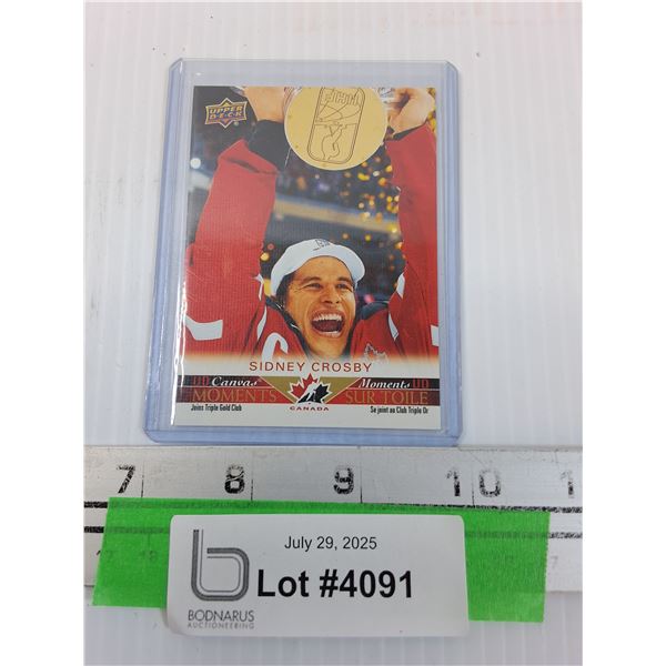 Sidney Crosby Upper Deck Team Canada Rookie Tim Hortons 2021-22 Hockey Trading Card