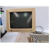 Image 2 : Vintage Apple Monitor and Apple Keyboard, A Cord Included AS IS