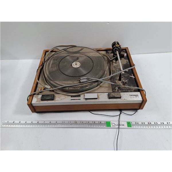 Vintage Thorens 125 MK II Record Player AS IS