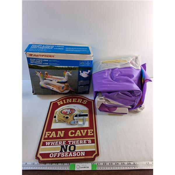 Pathfinder Unicorn 2 Person Lounge and Miners Fan Cave Signs 17" x 11"