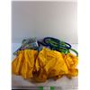 Image 1 : Inflatable Beach Ball, Water Hose, Table Cover and (2) Kid's Rain Jackets