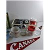 Image 4 : 300 pcs Puzzle, Tim Hortons Cups, Dominion China Plate, Roughriders Fuzzy Dice and Canada Pennant
