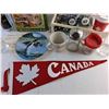 Image 5 : 300 pcs Puzzle, Tim Hortons Cups, Dominion China Plate, Roughriders Fuzzy Dice and Canada Pennant