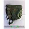 Image 1 : Canadian Army Gas Mask Bag ( With Velcro and Shoulder Strap)