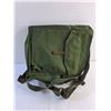 Image 2 : Canadian Army Gas Mask Bag ( With Velcro and Shoulder Strap)