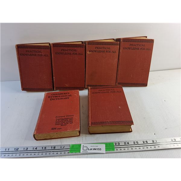 Practical Knowledge for All and Chambers Etymological Dictionary Books