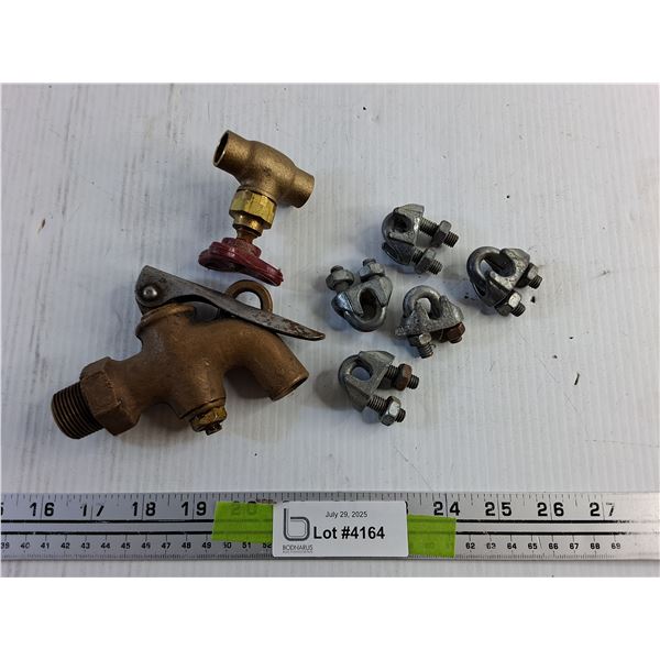 Wire Clamps, Valve and Water Nozzle