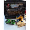 Image 2 : Wooden Train Playset and Milk Crate - PICK UP