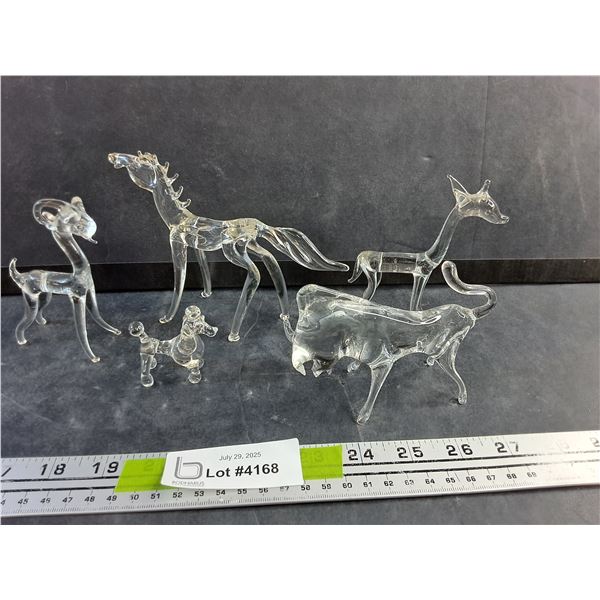 Animal Shaped Glass Ornaments  -  PICK UP