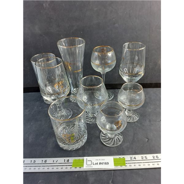 Glass Cups, Goblets and Whisky Glass
