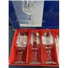 Image 2 : (6) Olympic Calgary 1988 Longchamp 25cl Crystal Wine Goblets