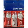 Image 3 : (6) Olympic Calgary 1988 Longchamp 25cl Crystal Wine Goblets