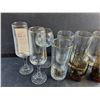 Image 2 : Vintage Olympic Crystal Wine Goblets and Glasses and Tia Maria Coffee Mugs