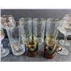 Image 3 : Vintage Olympic Crystal Wine Goblets and Glasses and Tia Maria Coffee Mugs