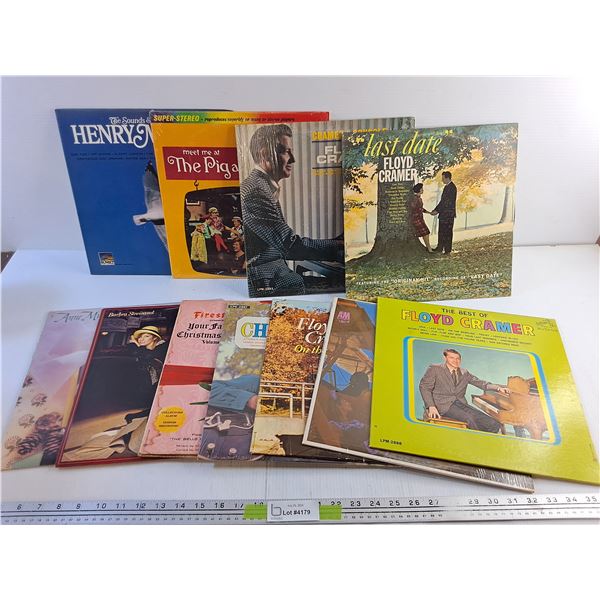 Vinyl Records - Floyd Cramer, Barbra Streisand and Anne Murray