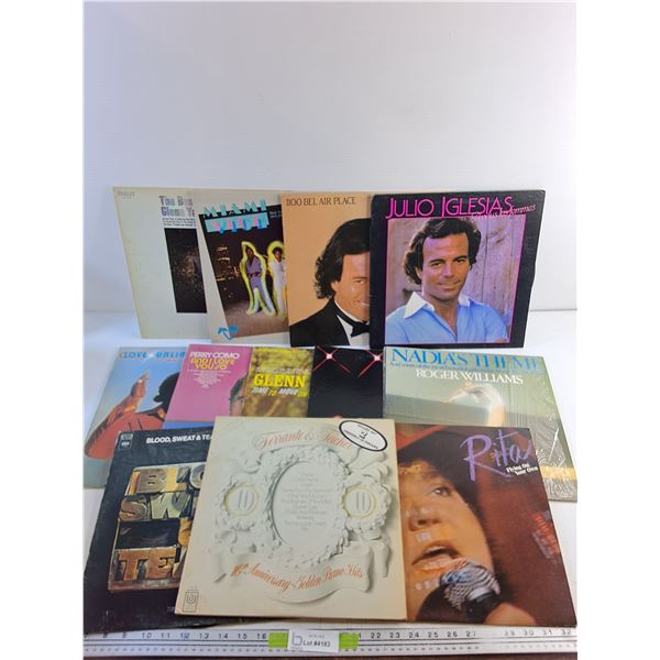 Vinyl Records - Julio Iglesias, Roger Williams and Rita