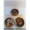 Image 1 : (3)  Norman Rockwell Decorative Plates with Certificates of Authenticity