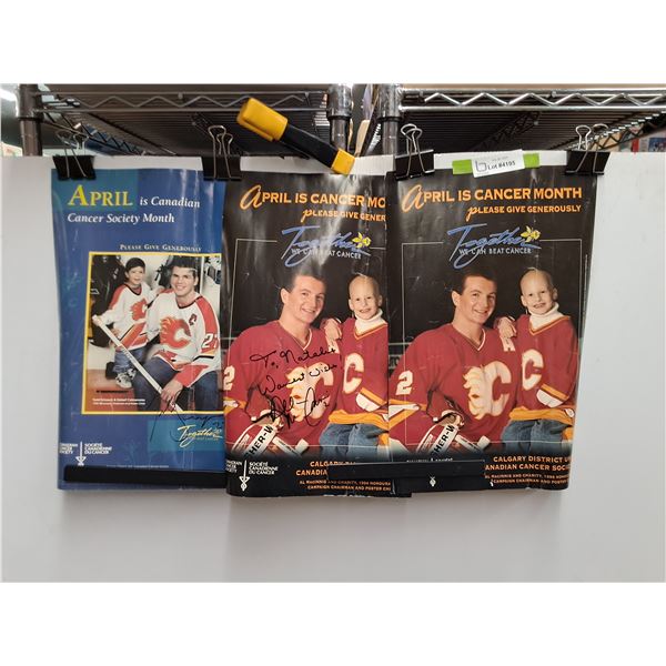 Autographed Cancer Society Month Posters 17" x 11"